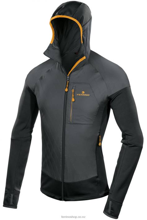 Men Black Ferrino MULHACEN JACKET MAN BLACK X44X261