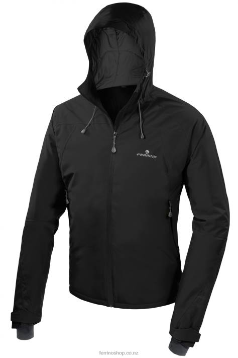 Men Black Ferrino YENISEI JACKET MAN BLACK X44X257