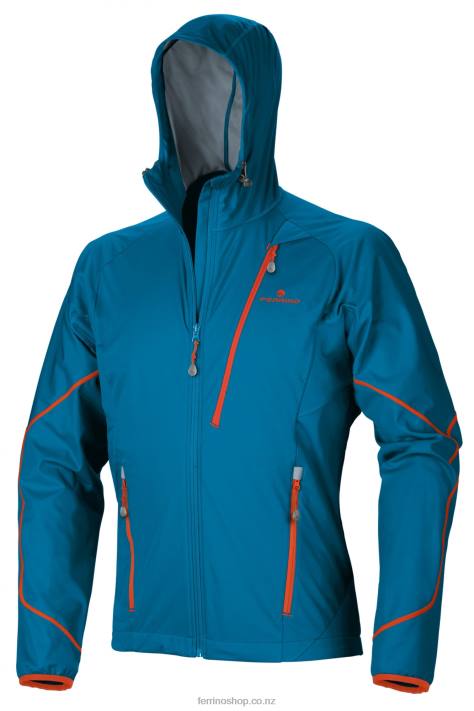 Men Bright Blue Ferrino HOSTE JACKET MAN BRIGHT BLUE X44X145