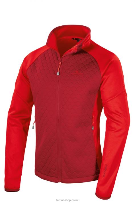 Men Dark Red Ferrino ELBRUS JACKET MAN DARK RED X44X267