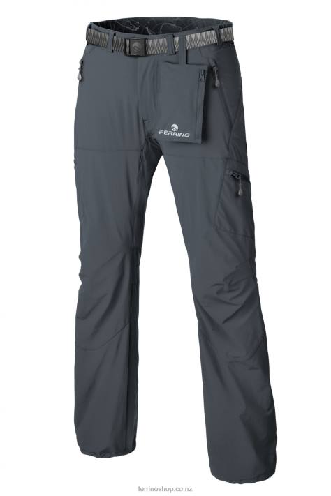 Men Anthracite Ferrino HERVEY PANTS MAN ANTHRACITE X44X202