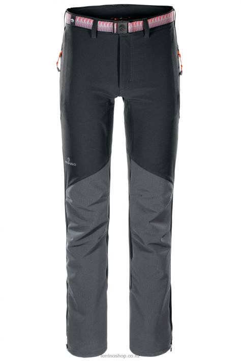 Men Black Ferrino GRAN ZEBRU PANTS UNISEX BLACK X44X273