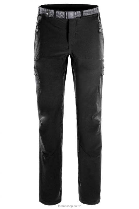 Men Black Ferrino HERVEY WINTER PANTS MAN BLACK X44X276