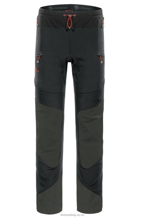 Men Black Ferrino LACHLAN PANTS MAN BLACK X44X193