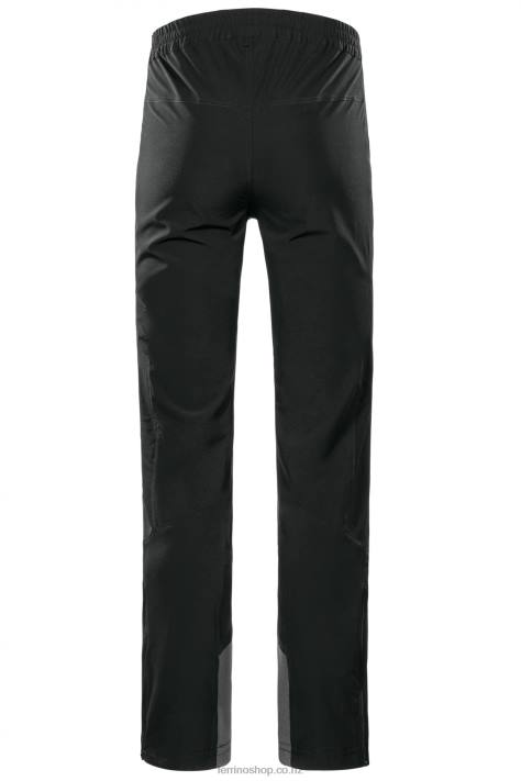 Men Black Ferrino MIGUASHA PANTS MAN BLACK X44X195