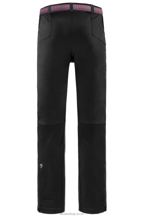 Men Black Ferrino MONVISO PANTS MAN BLACK X44X190