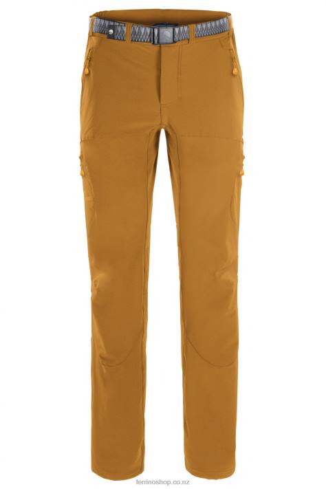 Men Mustard Ferrino HERVEY WINTER PANTS MAN MUSTARD X44X275