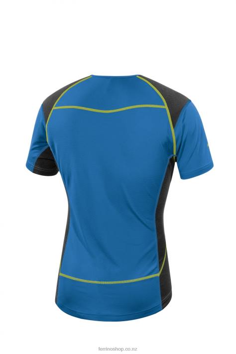 Men Bright Blue Ferrino OLLOMONT T-SHIRT MAN BRIGHT BLUE X44X169