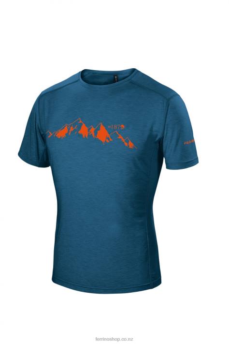 Men Ocean Ferrino YOHO T-SHIRT MAN OCEAN X44X179