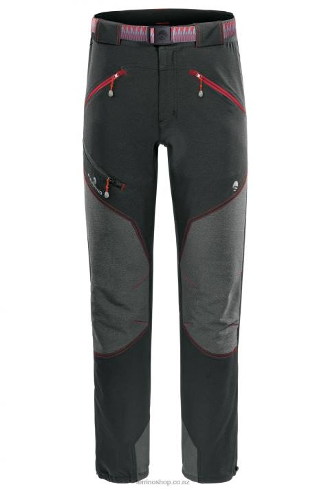 Unisex Black Ferrino ELGON PANTS UNISEX BLACK X44X186