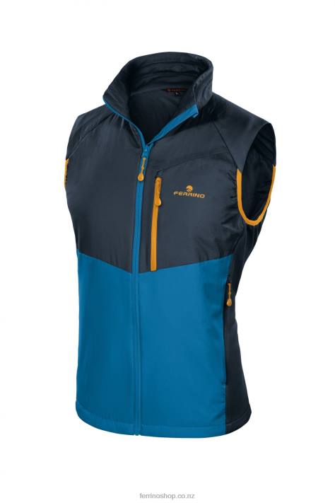 Men Bright Blue Ferrino KORAB VEST UNISEX BRIGHT BLUE X44X262