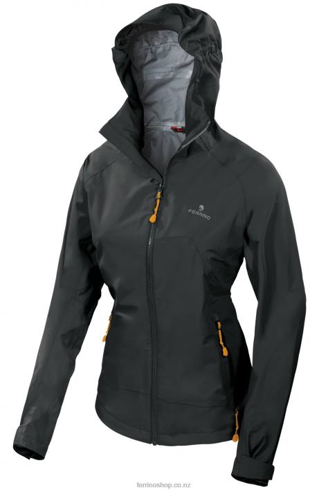Women Black Ferrino ACADIA JKT WOMAN BLACK X44X293