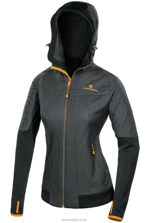 Women Black Ferrino MULHACEN JACKET WOMAN BLACK X44X358