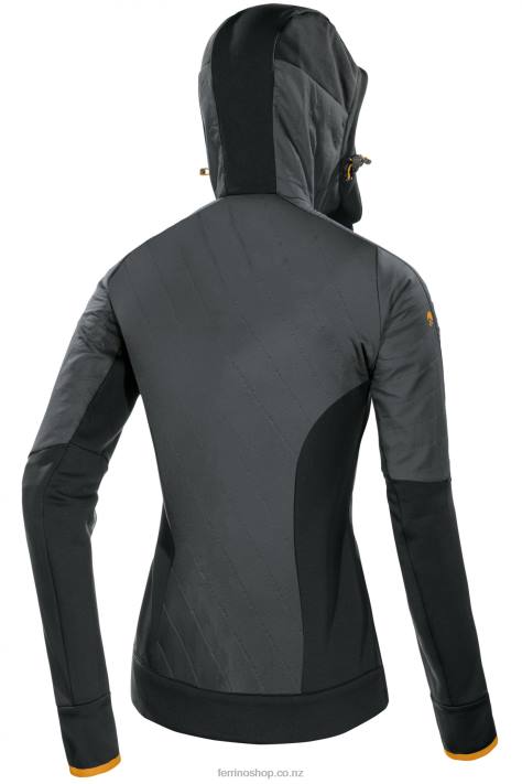 Women Black Ferrino MULHACEN JACKET WOMAN BLACK X44X358