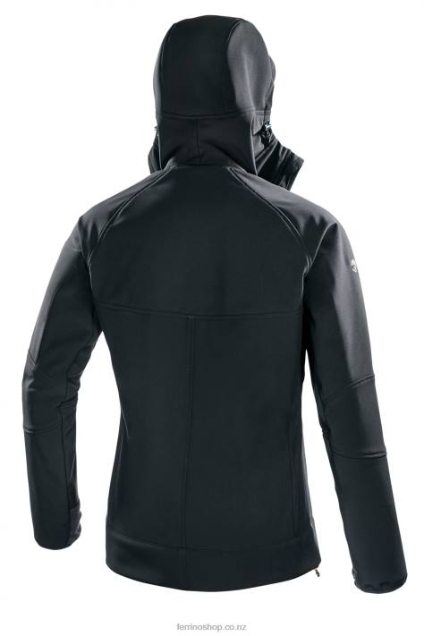 Women Black Ferrino TOBOL JACKET WOMAN BLACK X44X298