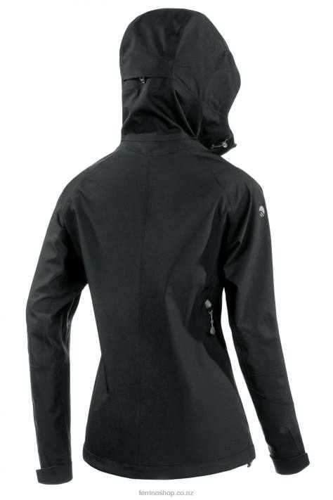 Women Black Ferrino VALDEZ JACKET S WOMAN BLACK X44X297