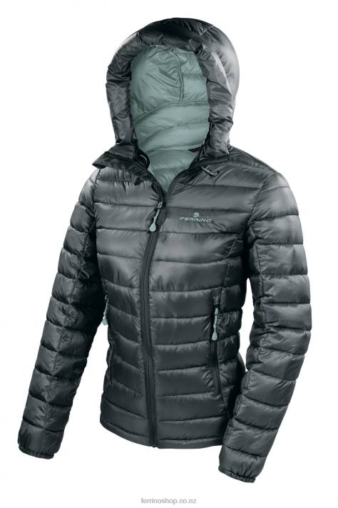 Women Black Ferrino VIEDMA JACKET WOMAN BLACK X44X303