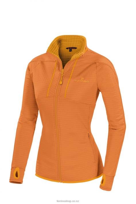 Women Dark Orange Ferrino KLUANE JACKET WOMAN DARK ORANGE X44X316