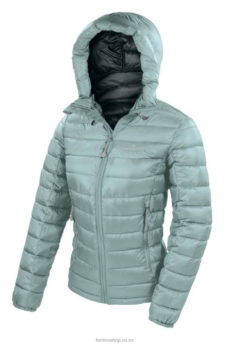 Women Ice Green Ferrino VIEDMA JACKET WOMAN ICE GREEN X44X304