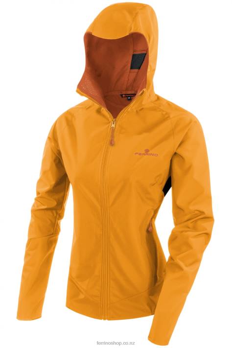 Women Light Orange Ferrino URAL JACKET WOMAN LIGHT ORANGE X44X301