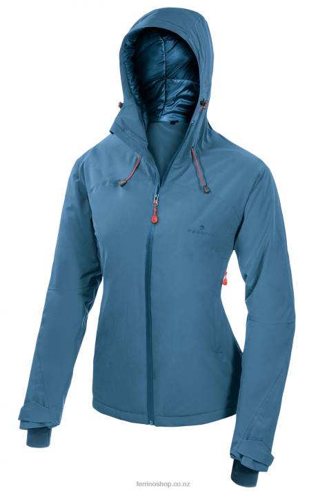 Women Misty Blue Ferrino YENISEI JACKET WOMAN MISTY BLUE X44X356