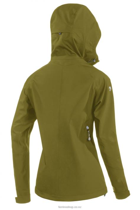 Women Moss Green Ferrino VALDEZ JACKET S WOMAN MOSS GREEN X44X296