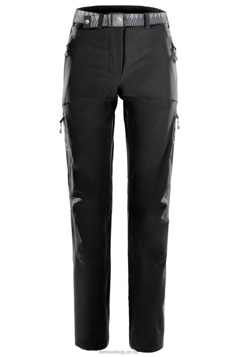 Women Black Ferrino HERVEY WINTER PANTS WOMAN BLACK X44X363