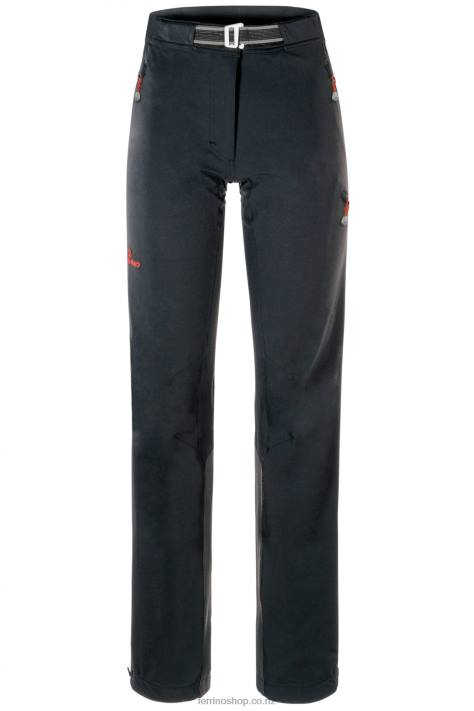 Women Black Ferrino NAVARINO PANTS WOMAN BLACK X44X336