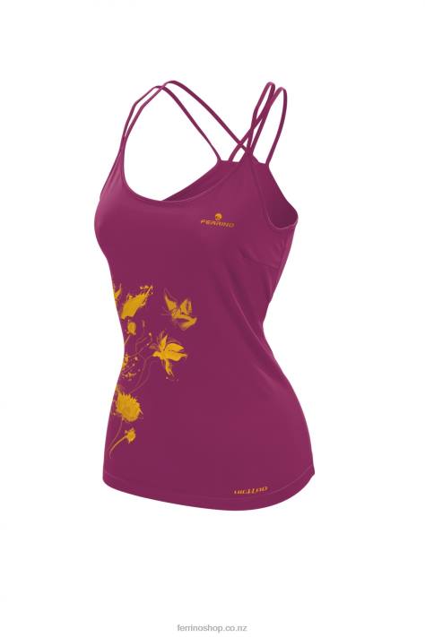 Women Active Red Ferrino KENAI TANK WOMAN ACTIVE RED X44X332