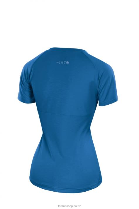 Women Bright Blue Ferrino CORUEL T-SHIRT WOMAN BRIGHT BLUE X44X322