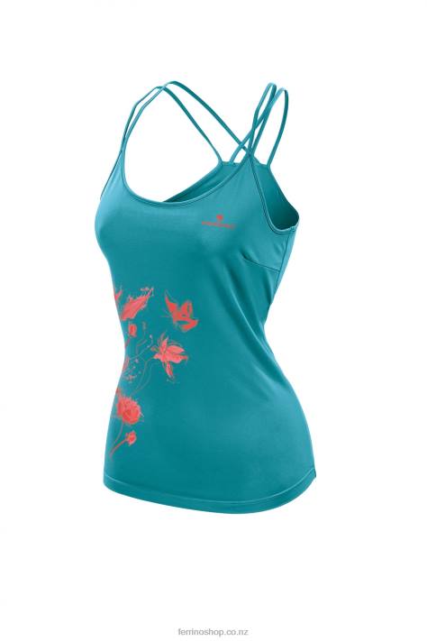 Women Coral Blue Ferrino KENAI TANK WOMAN CORAL BLUE X44X329