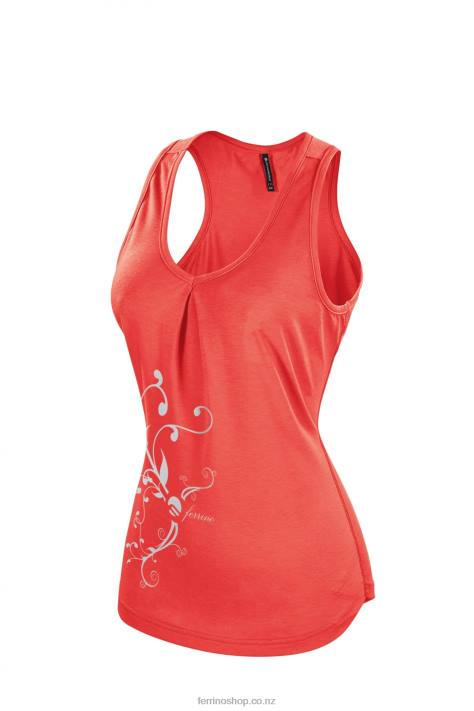 Women Coral Red Ferrino TORNGAT TANK WOMAN CORAL RED X44X328