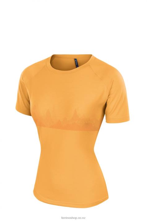 Women Light Orange Ferrino CORUEL T-SHIRT WOMAN LIGHT ORANGE X44X320