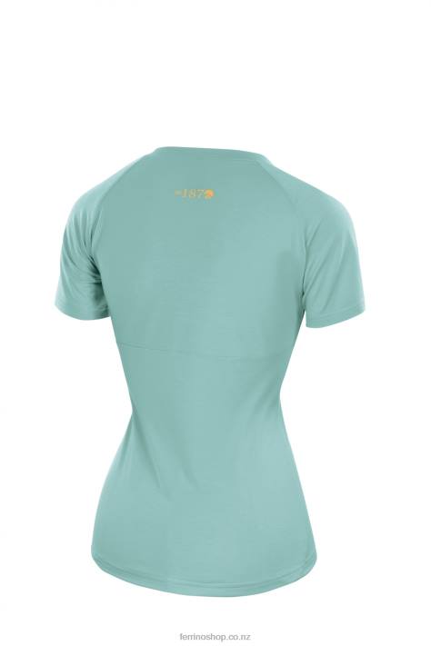 Women Light Sky Ferrino CORUEL T-SHIRT WOMAN LIGHT SKY X44X321