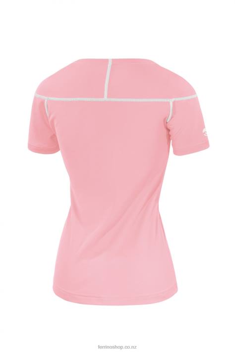 Women Pink Romance Ferrino KASAI T-SHIRT WOMAN PINK ROMANCE X44X324