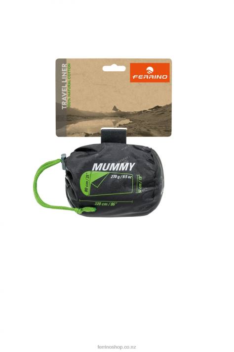 UnisexFerrino SHEET-SLEEPINGBAG TRAVEL MUMMY X44X407