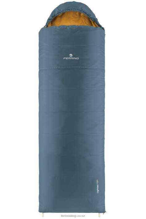 Unisex Zip Left Blue Ferrino SLEEPINGBAG LIGHTECH SHINGLE SQ ZIP LEFT BLUE X44X379