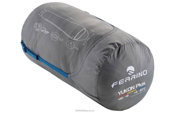 Unisex Zip Right Blue Ferrino SLEEPINGBAG YUKON PLUS ZIP RIGHT BLUE X44X393