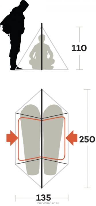 UnisexFerrino TENT MTB X44X484