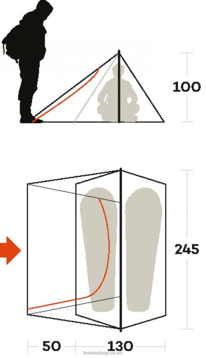 UnisexFerrino TENT SINTESI 2 X44X473