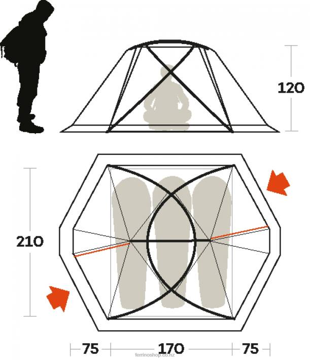 UnisexFerrino TENT SVALBARD 3.0 X44X455